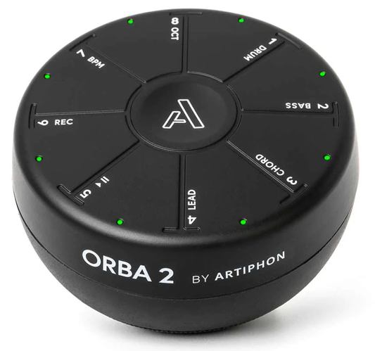 Artiphon Orba 2 Handheld Synthesizer, Sampler, Looper and Controller
