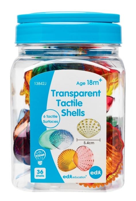 Transparent Tactile Shells Set 36