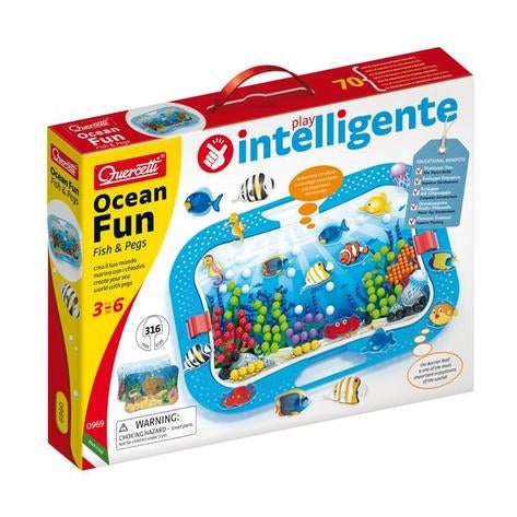 Quercetti Ocean Fun Fish Pegs Set