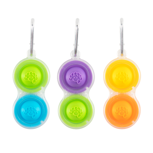 Fat Brain Toys Simpl Dimpl Keychain Transparent