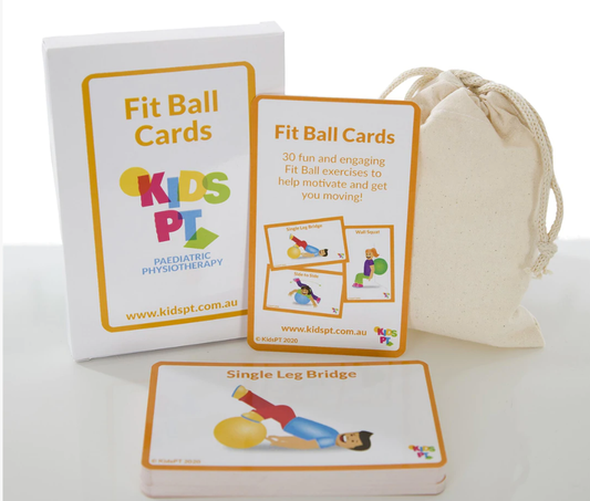 Kids PT Fitball Cards