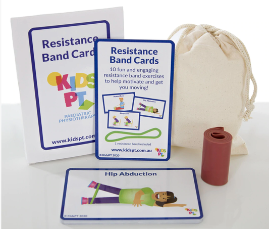 KidsPT Resistance Bands Cards