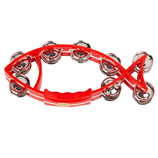 Fish Tambourine - Red