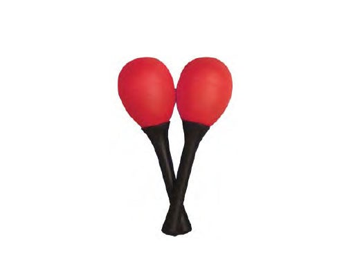 Egg Shaped Maracas With Handle