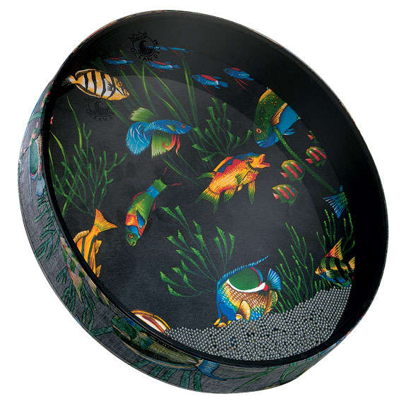 Ocean Drum Fish Graphic 12"