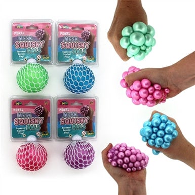 Super Mesh Squeezy Ball - Pearl Edition
