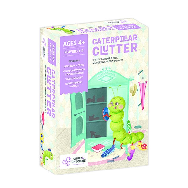 Chalk and Chuckles - Caterpillar Clutter - Board Game