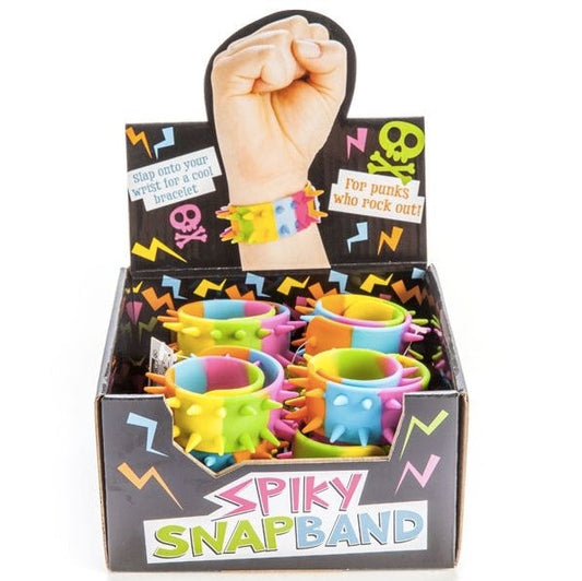 Rainbow Spiky Snap Band